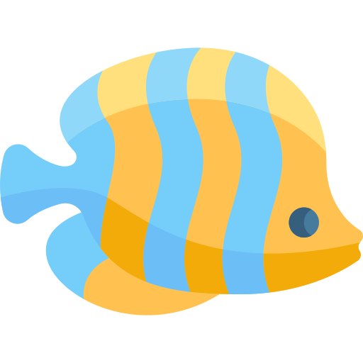 blauwgele vis
